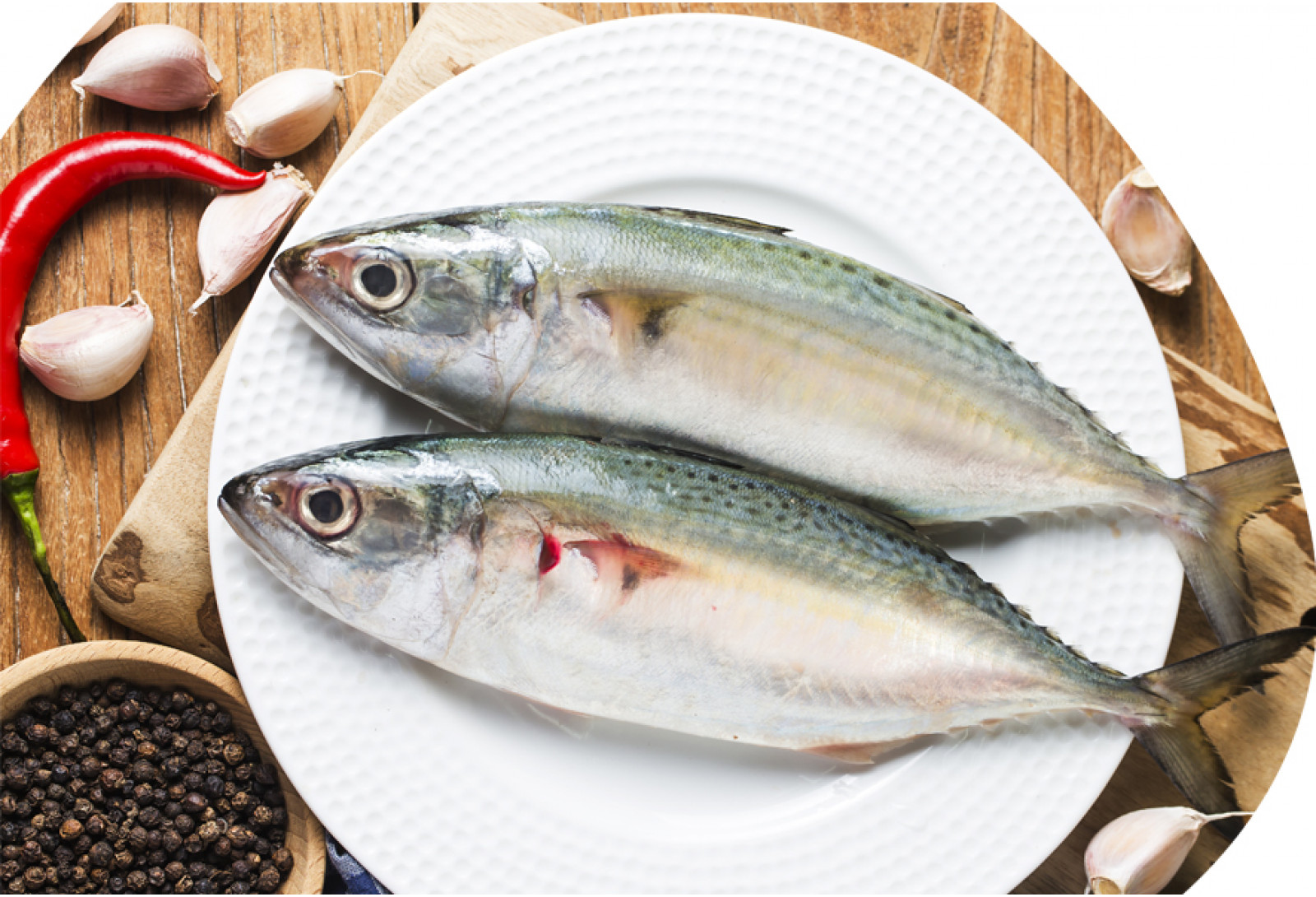 Cleaned Indian mackerel / അയല (350-400gm) 
