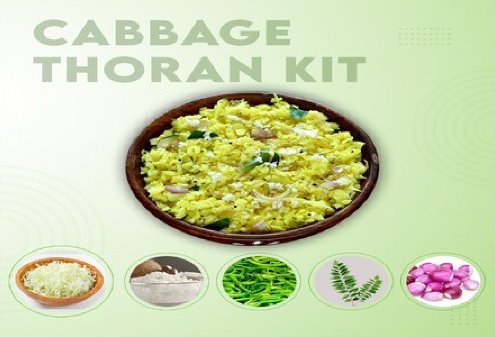 Instant Cabbage Thoran Kit - 400 gm