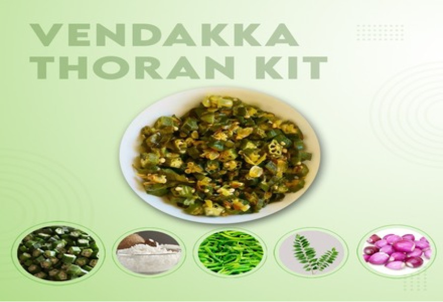 Instant Vendakka Thoran Kit - 400 gm