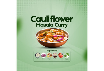 Instant Cauliflower Masala Curry Kit