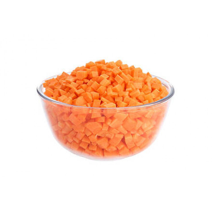 Chopped Carrot / ക്യാരറ്റ് അരിഞ്ഞത്  - 250gm Pack (Ozone Washed)