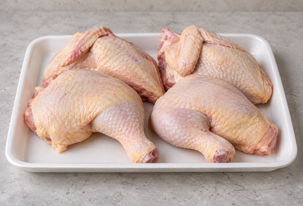 Premium Whole Chicken Skin-On (4 Pcs) (950gm -1.200gm)