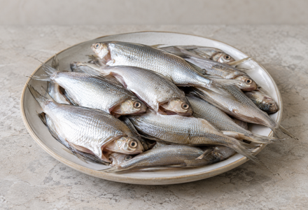 Cleaned Pranjil/ Long Rayed Silver Biddy / പ്രാഞ്ഞിൽ Large (400gm) 