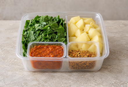 INSTANT SPINACH AND POTATO CURRY KIT