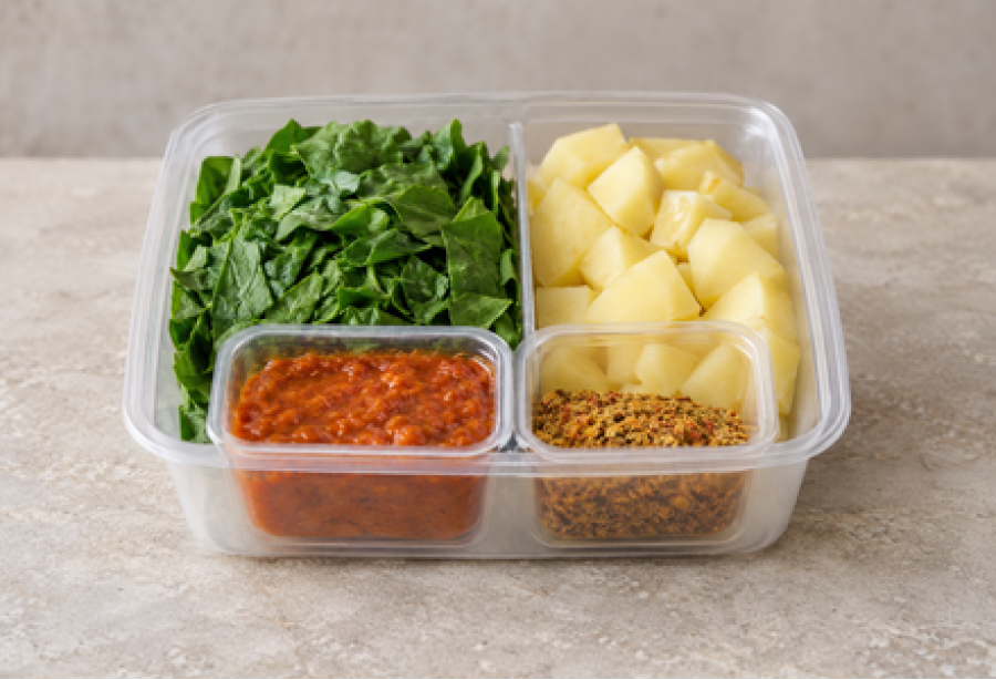 INSTANT SPINACH AND POTATO CURRY KIT