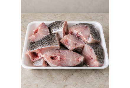 Cleaned  Catla Fish / Katla Fish (Bengal Carp)/കട്‌ല- (400gm)