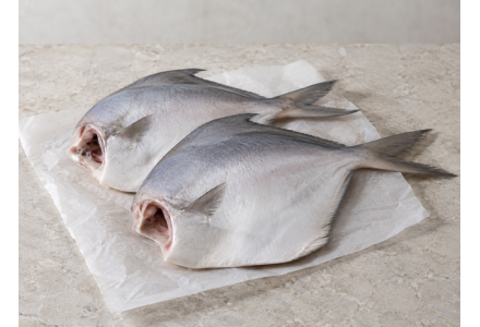 Cleaned Pomfret Black Large - 400gm