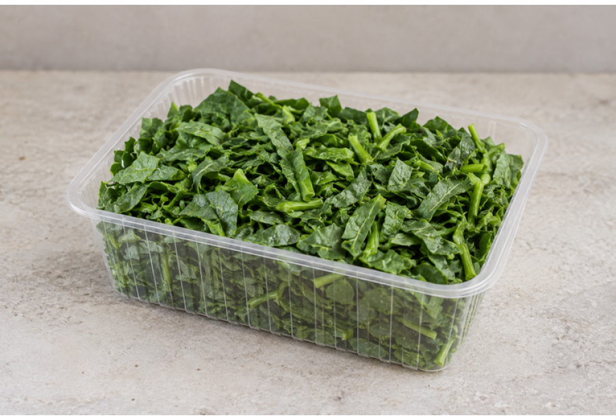 Chopped Cheera Green / Spinach / പച്ച ചീര - 200gm Pack (Ozone Washed)