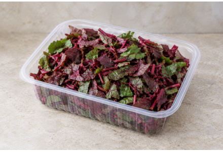 Chopped Cheera Red / Spinach / ചുവന്ന ചീര  - 200gm Pack (Ozone Washed)