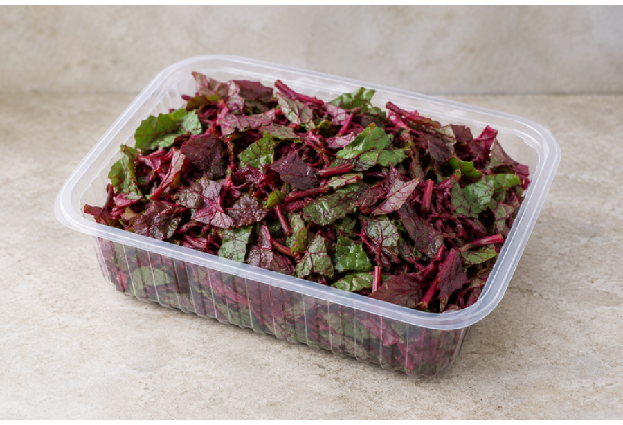 Chopped Cheera Red / Spinach / ചുവന്ന ചീര  - 200gm Pack (Ozone Washed)