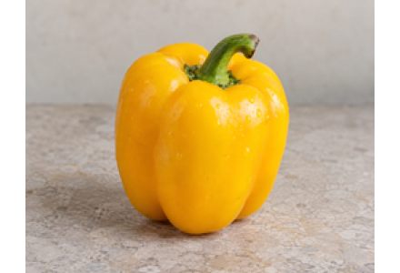 Capsicum Yellow / കാപ്സിക്കം Yellow 150gm - 200gm (Ozone Washed)
