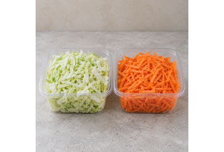 Combo (Chopped Cabbage 250gm + Carrot 250gm)