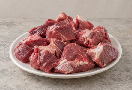 Beef Meat Curry Cut / (Beef) 500gm
