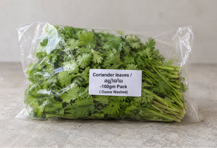 Coriander leaves / മല്ലിയില  -100gm Pack ( Ozone Washed)