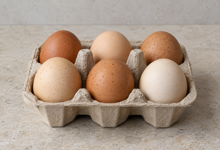 Country Chicken Egg  /  നാടൻ  കോഴിമുട്ട ( Pack of 6nos )