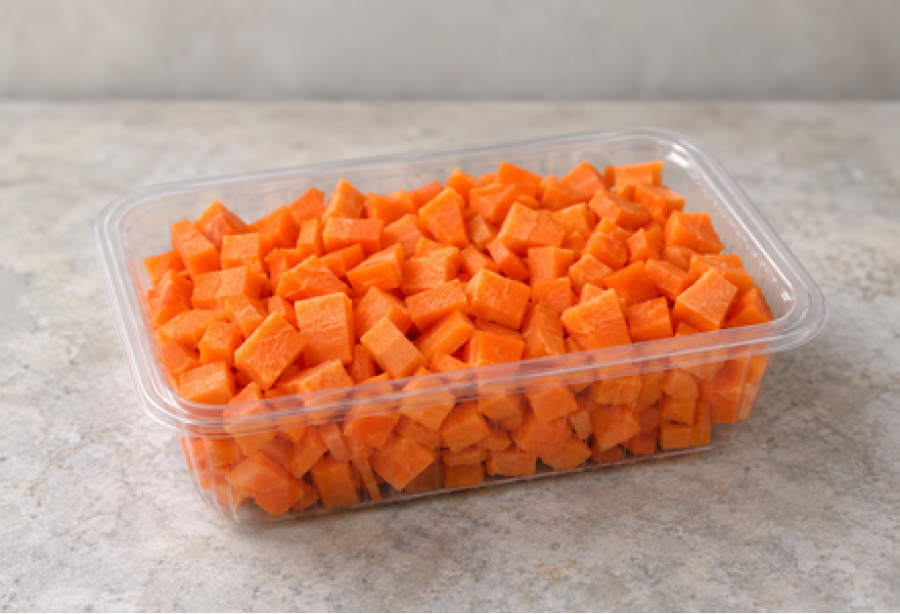 Chopped Carrot / ക്യാരറ്റ് അരിഞ്ഞത്  - 250gm Pack (Ozone Washed)
